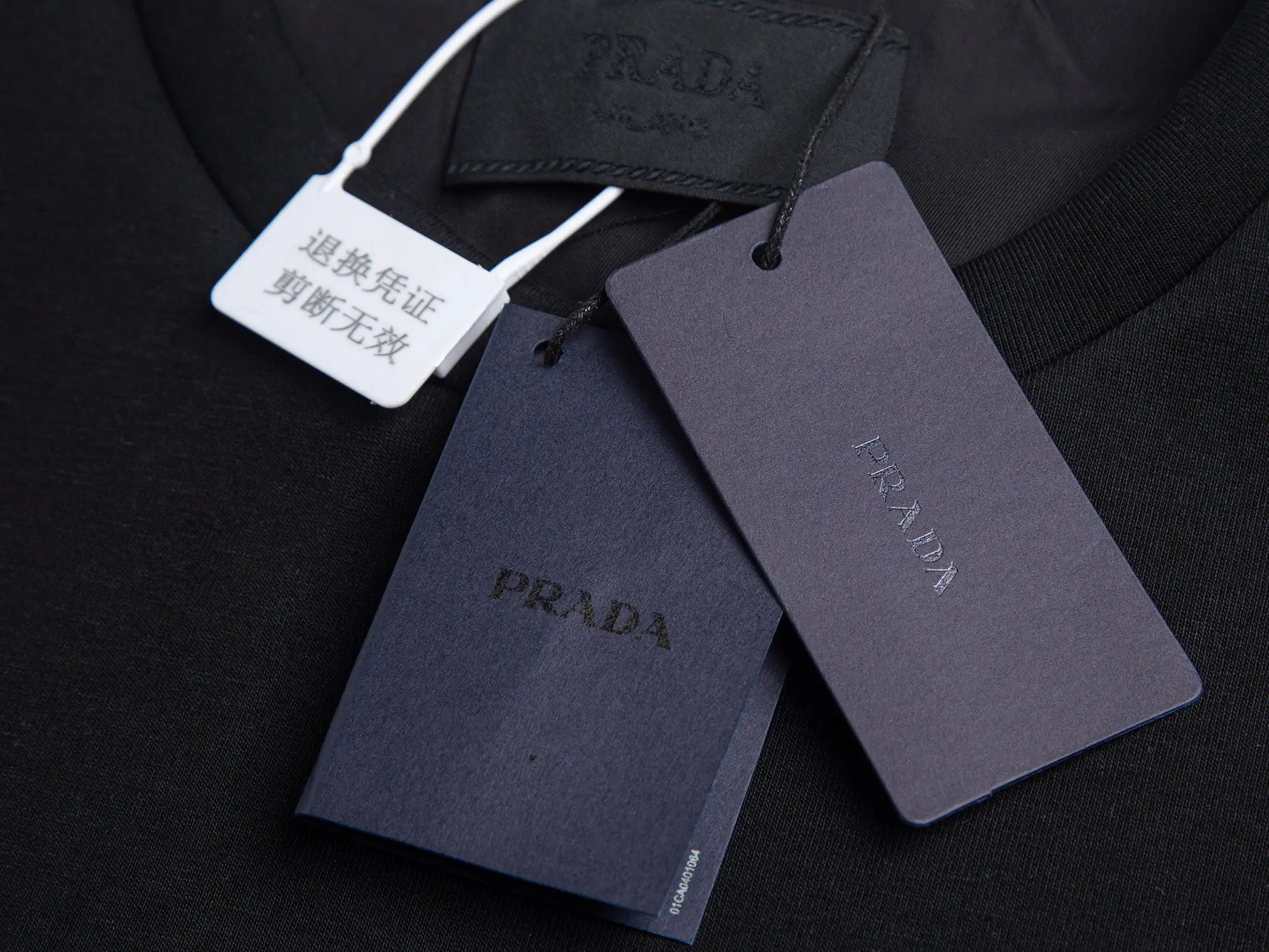 Logo-Patch Cotton-Blend Crew-Neck Sweatshirt D22521716 — view 6