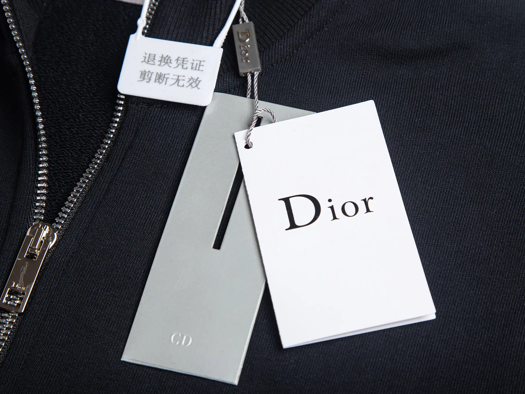 Logo Embroidery Half-Zip Sweatshirt D24021714 — view 11