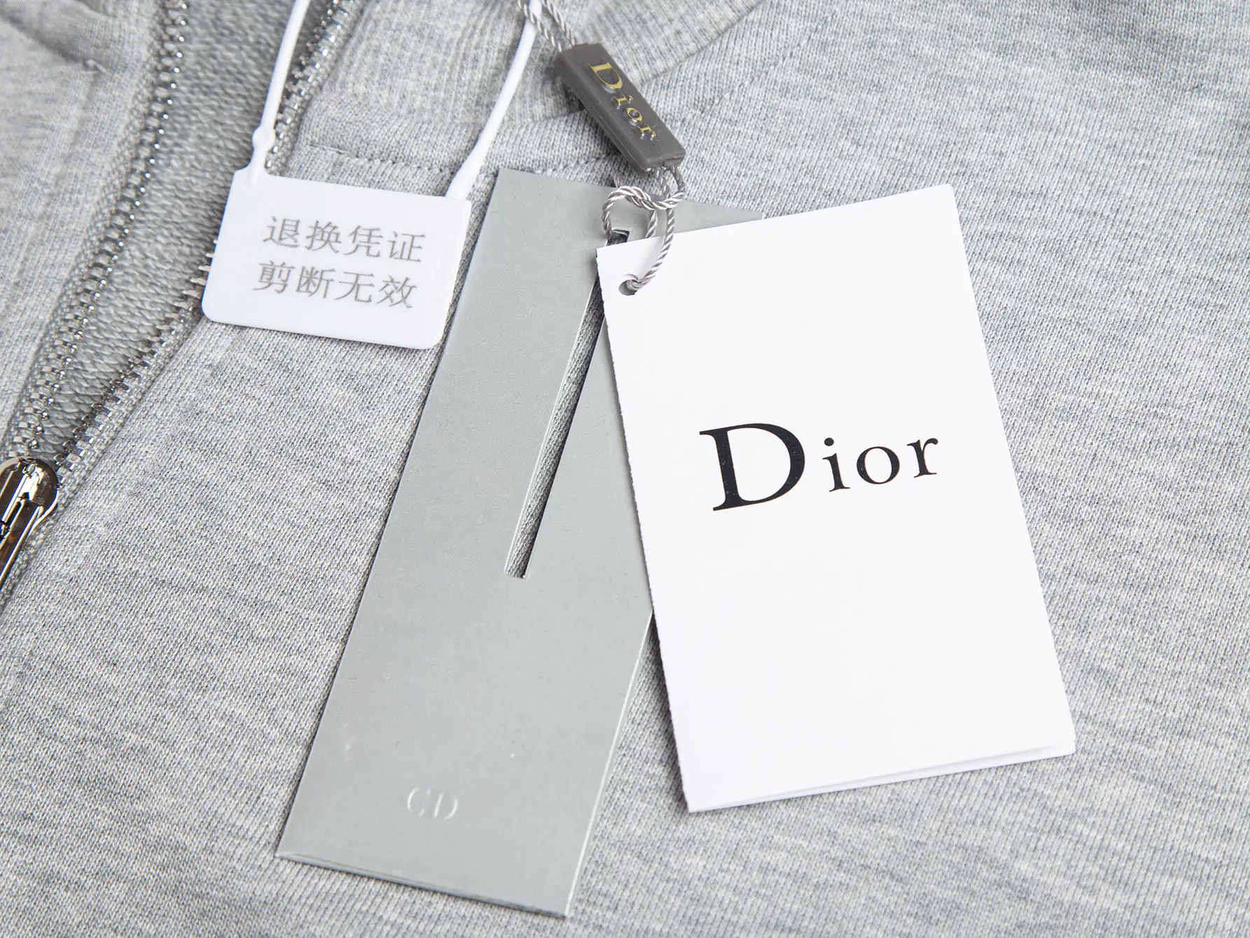 Logo Embroidery Half-Zip Sweatshirt D24021713 — view 10