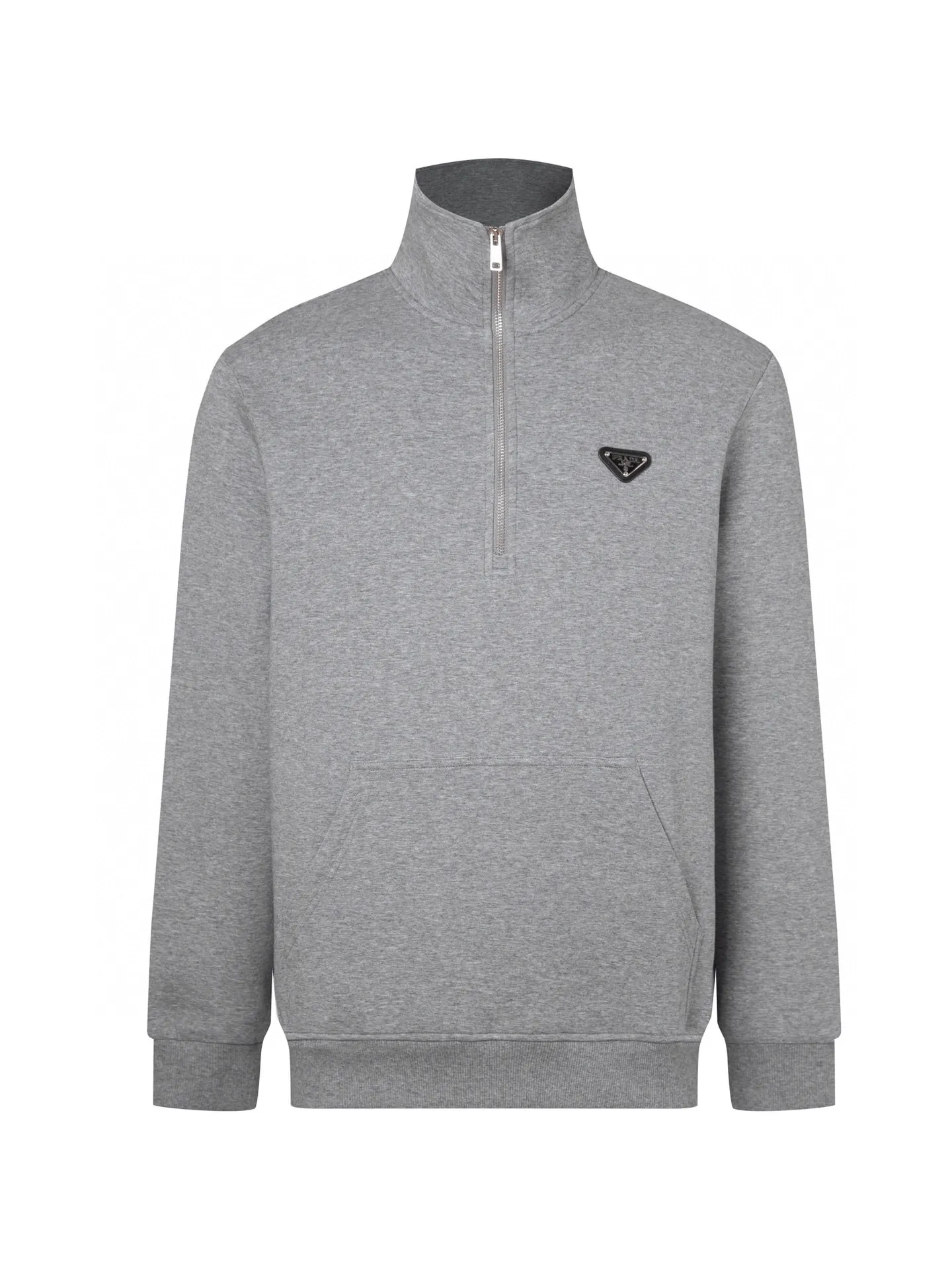 Logo-Badge Half-Zip Cotton Sweatshirt D24521687
