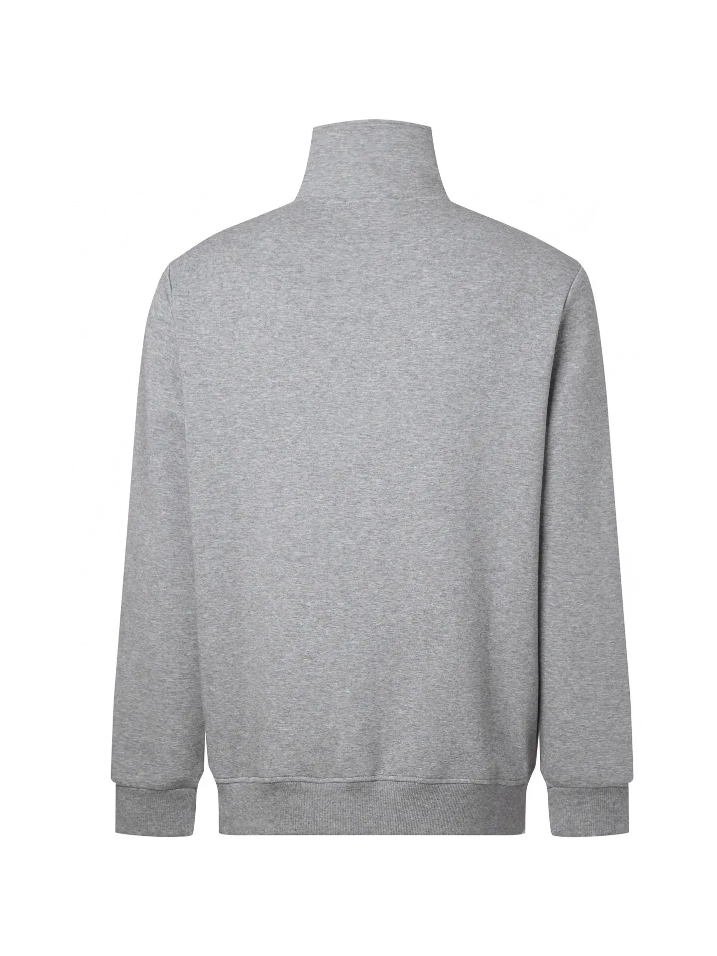 Logo-Badge Half-Zip Cotton Sweatshirt D24521687 — view 2