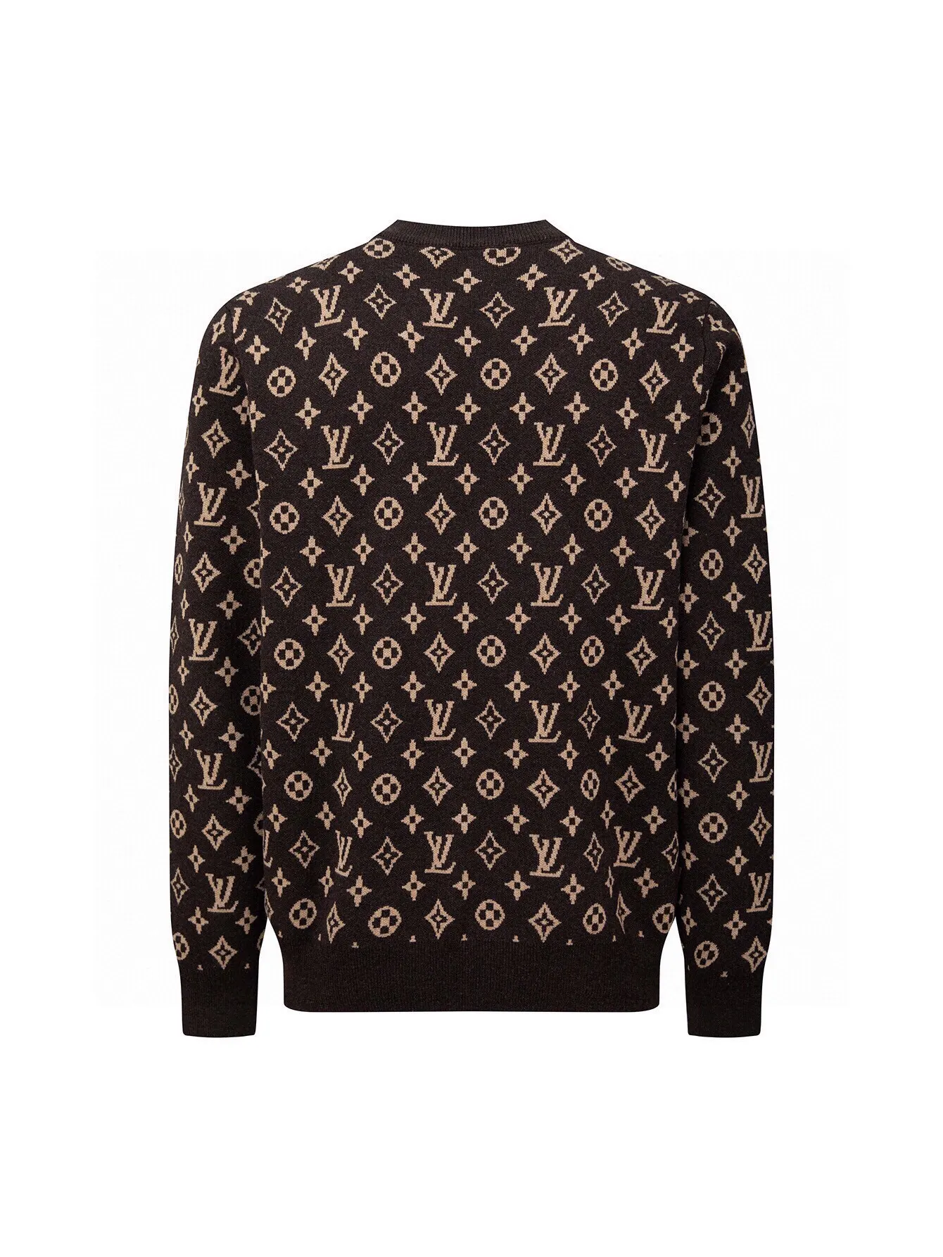 Monogram Jacquard Wool Crew-Neck Sweater D25521693 — view 2