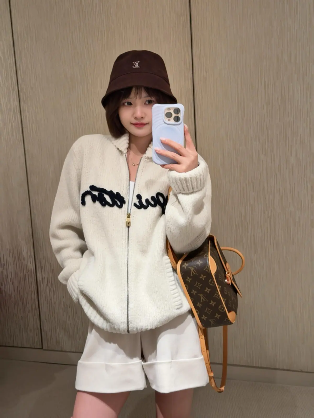 Logo Intarsia Wool-Blend Zip-Up Cardigan D29521700