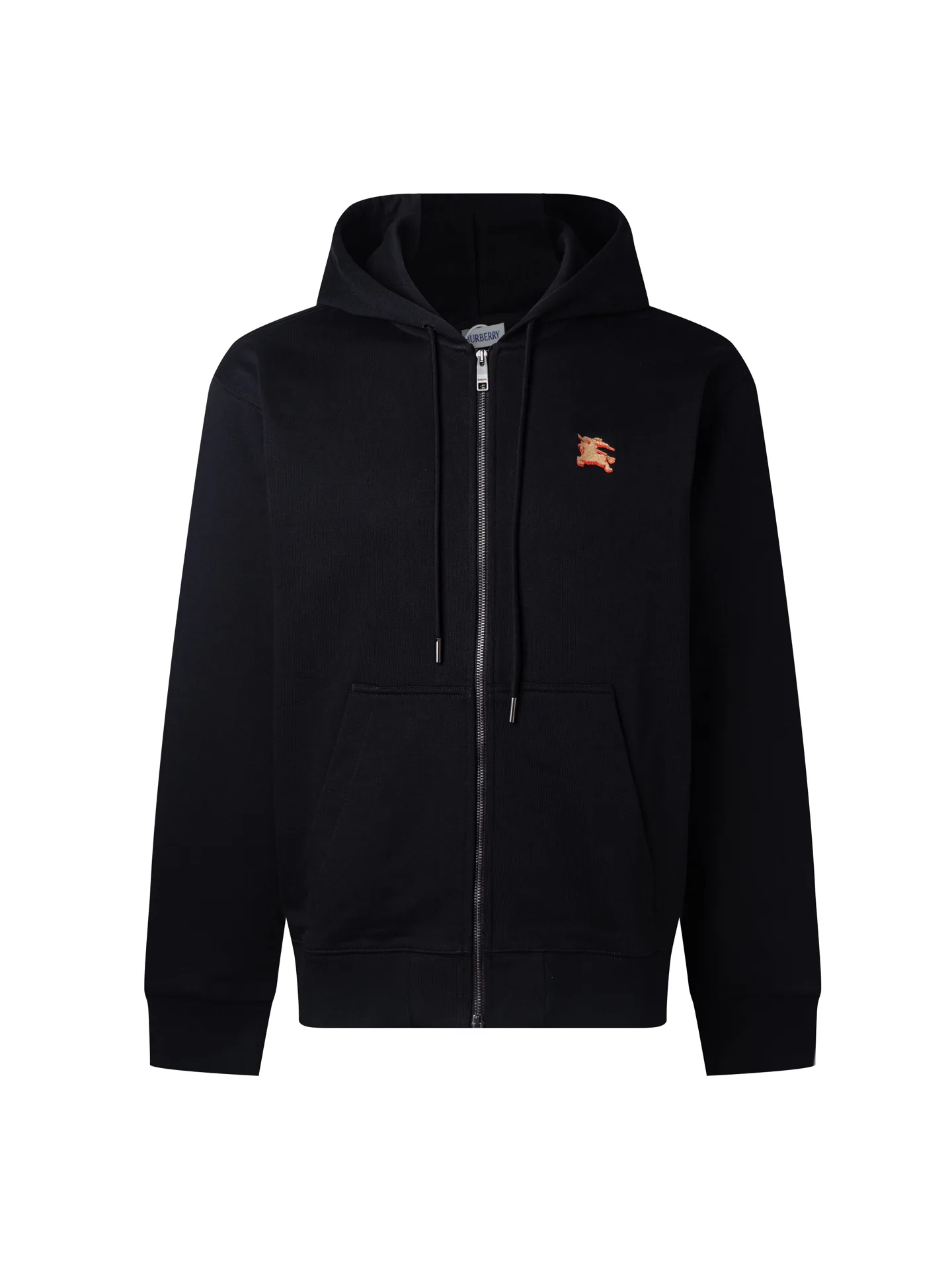 Embroidered Knight Logo Zip-Up Hoodie D30521699 — view 2