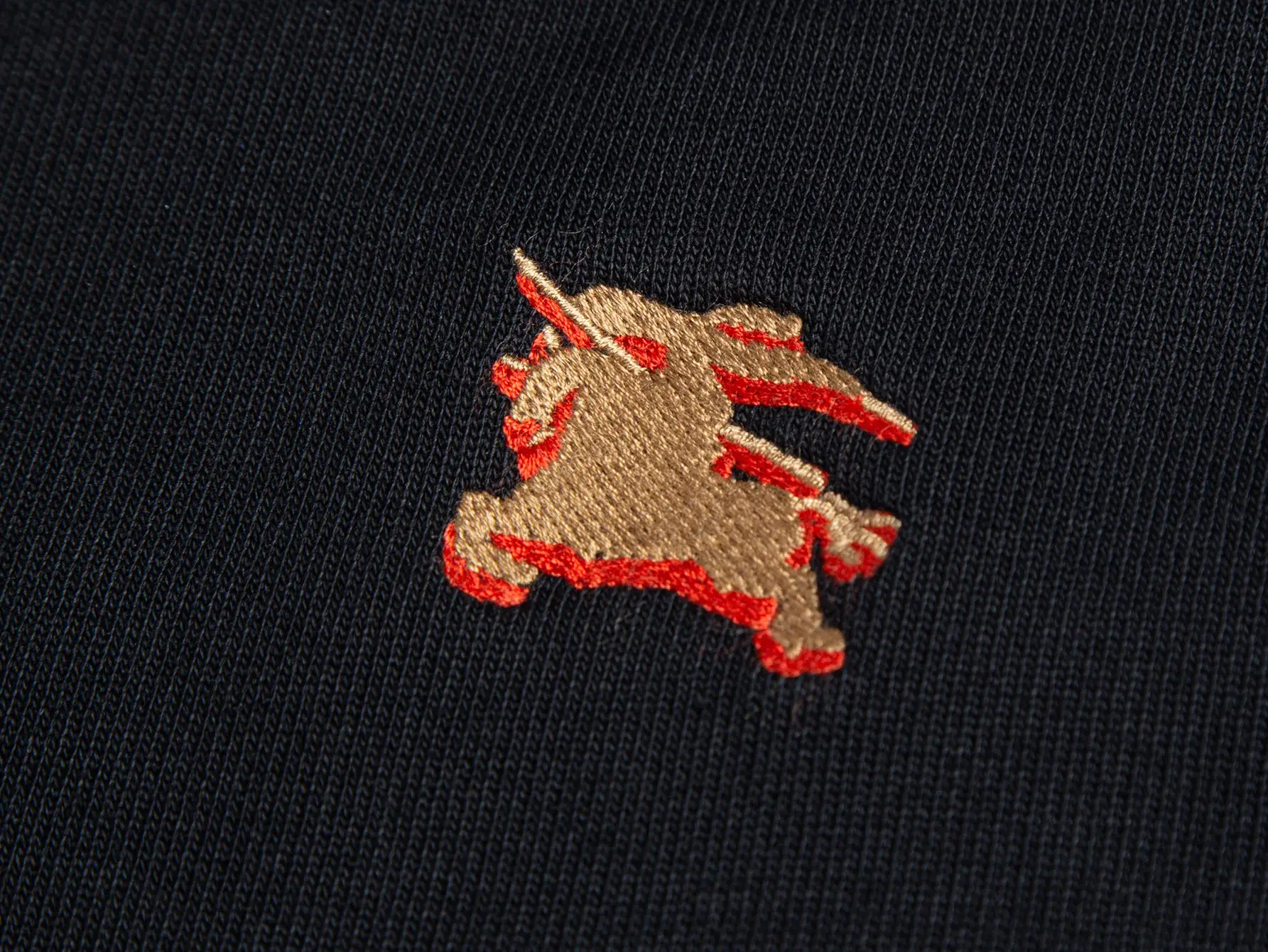 Embroidered Knight Logo Zip-Up Hoodie D30521699 — view 5