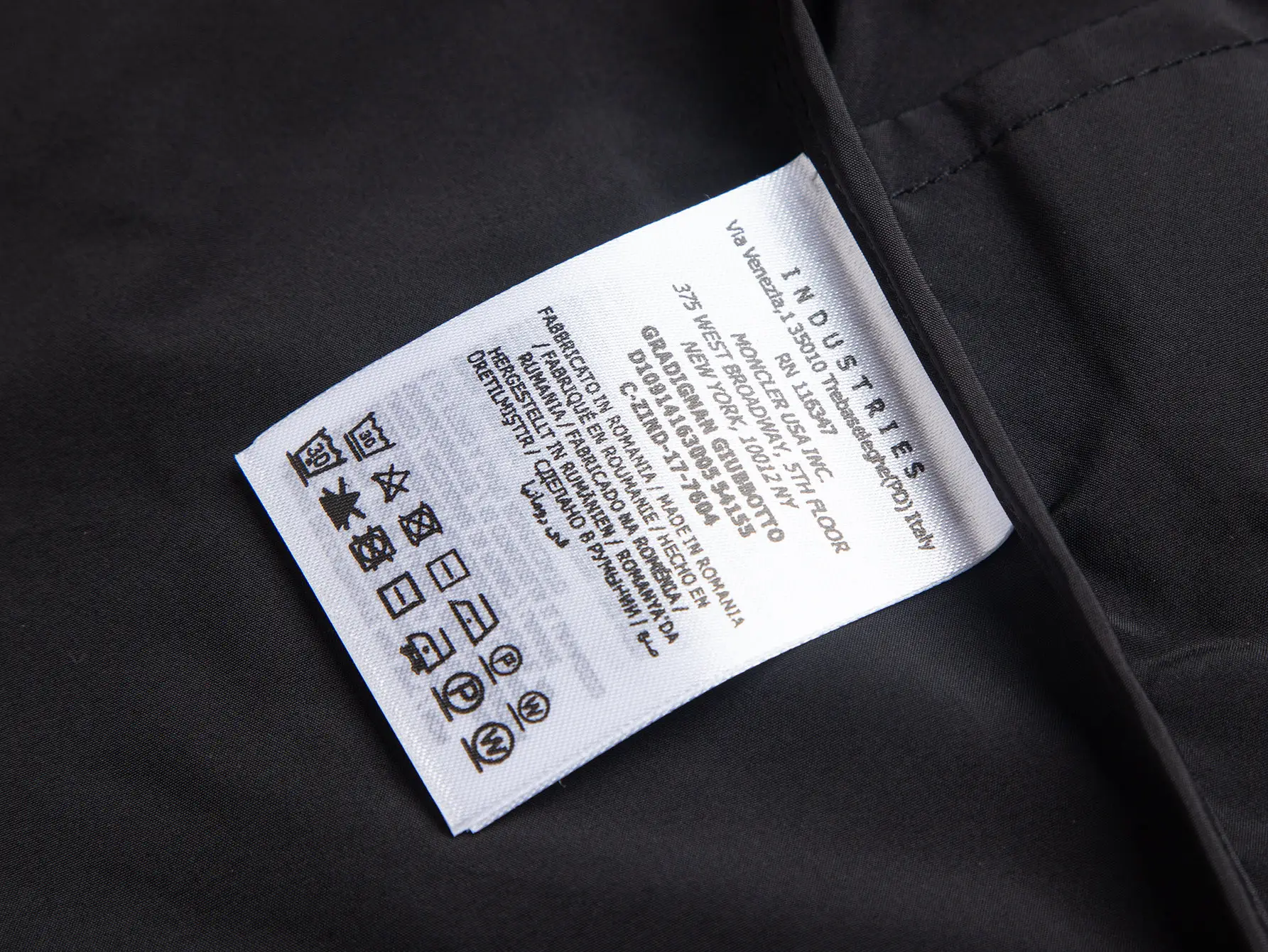 Moncler Hooded Windbreaker Jacket with Grosgrain Trim D31021730 — view 13