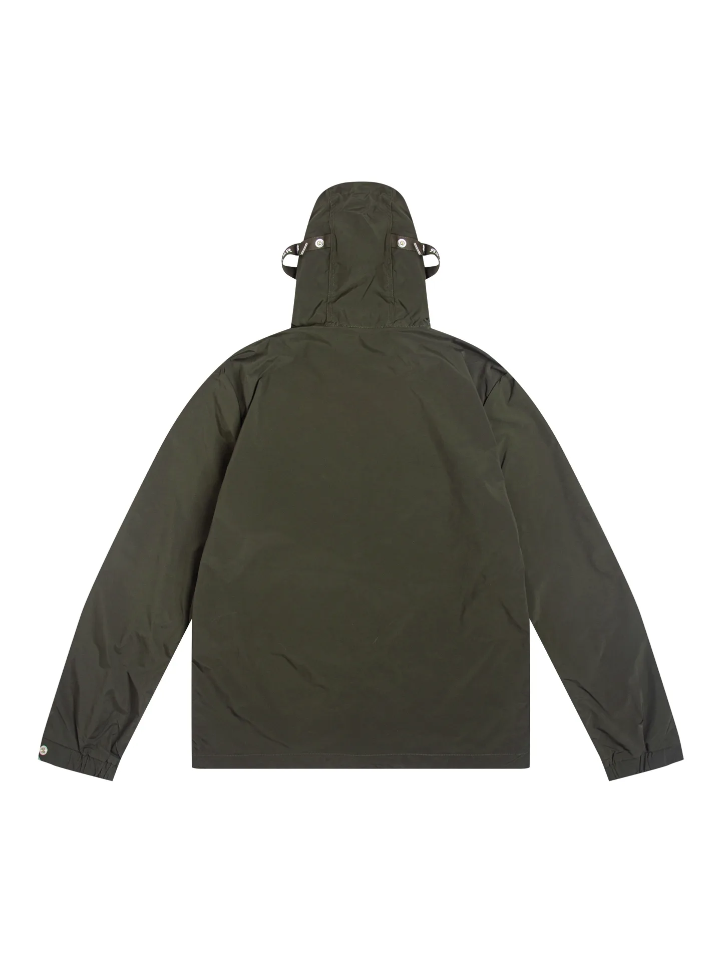 Moncler Logo-Webbing Hooded Windbreaker Jacket D31021729 — view 9