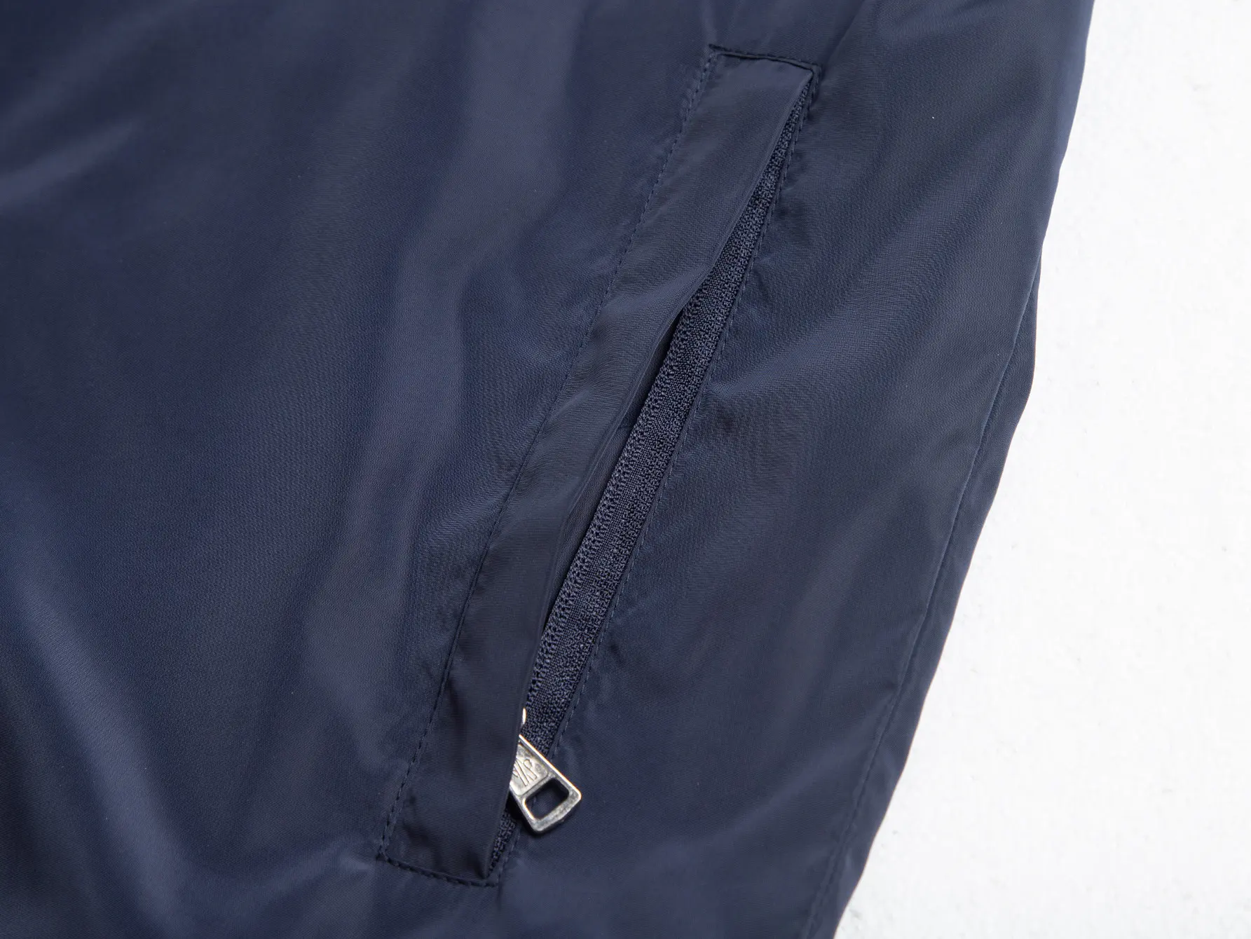 Moncler Hooded Windbreaker Jacket with Tricolour Trim D31021734 — view 11