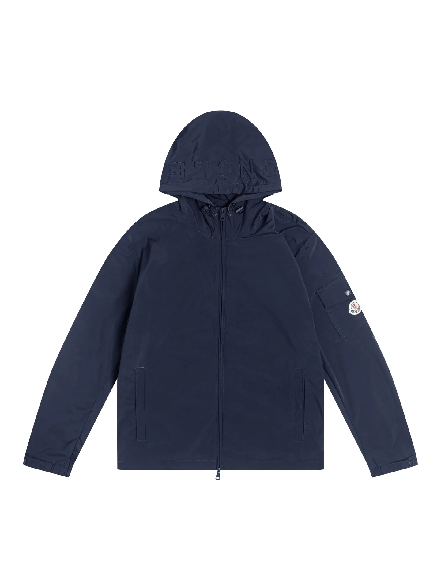 Logo-Appliquéd Hooded Windbreaker Jacket D32021724