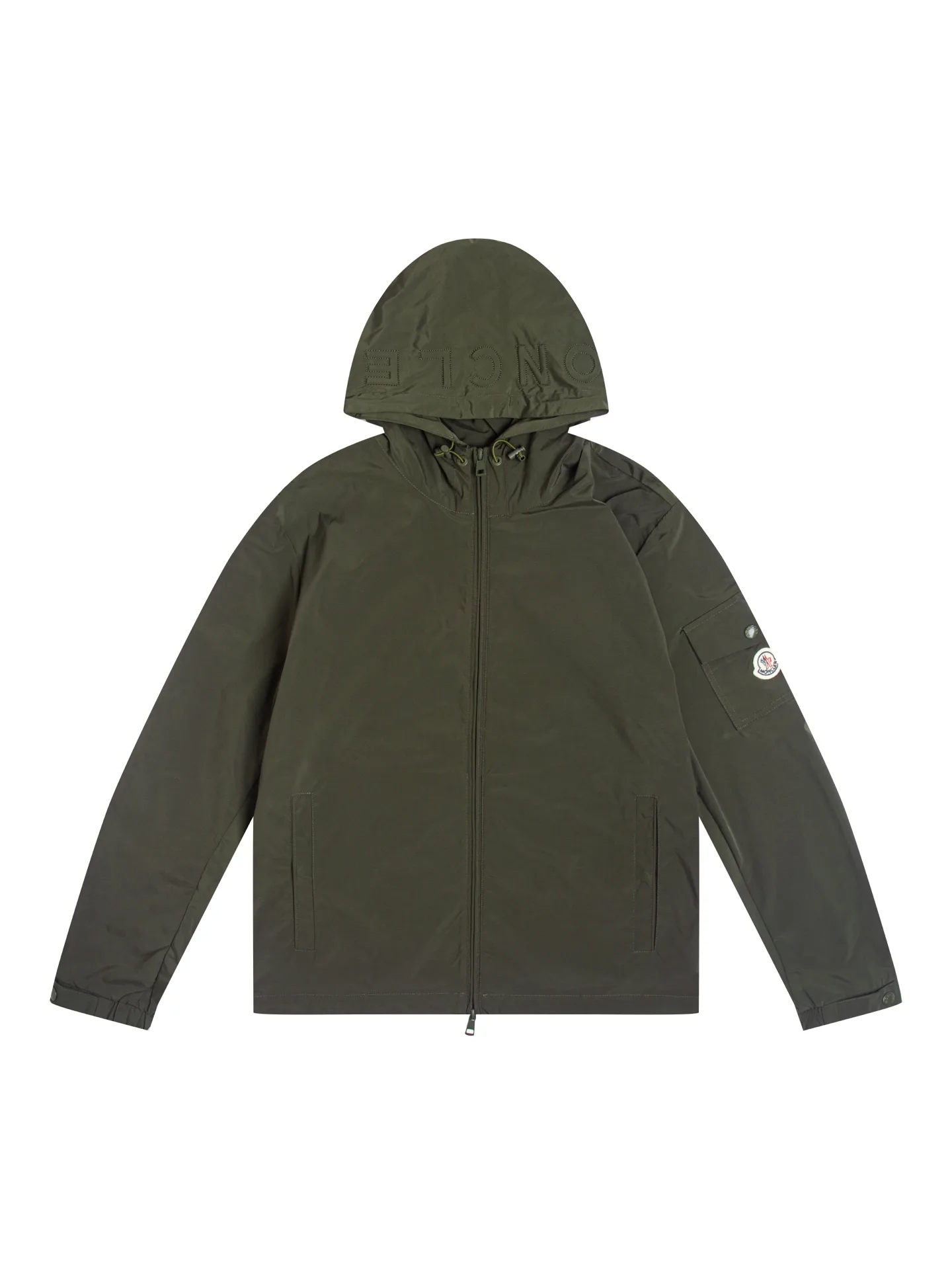 Logo-Appliquéd Hooded Windbreaker Jacket D32021723