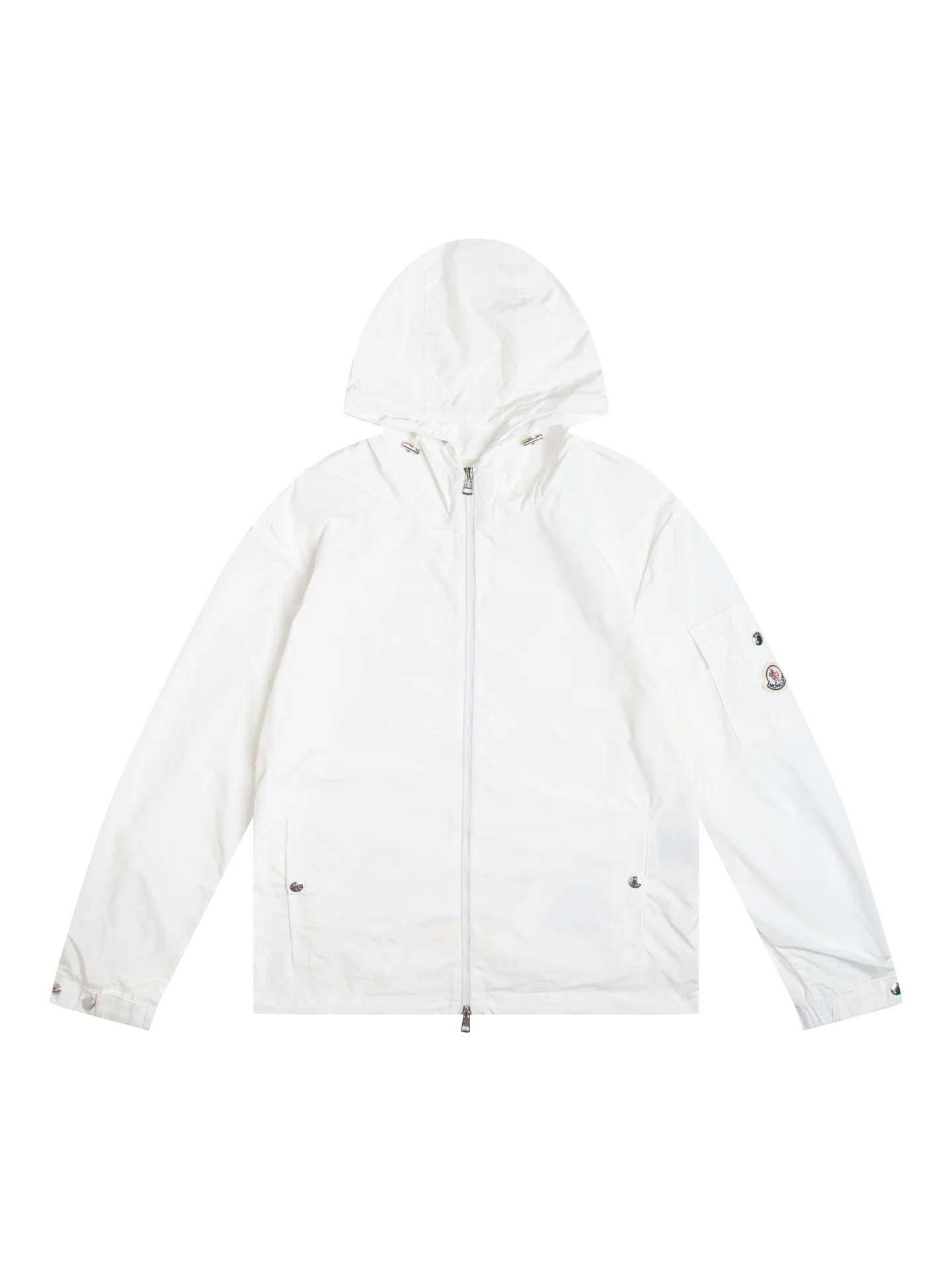 Logo-Appliquéd Hooded Windbreaker Jacket D32021722