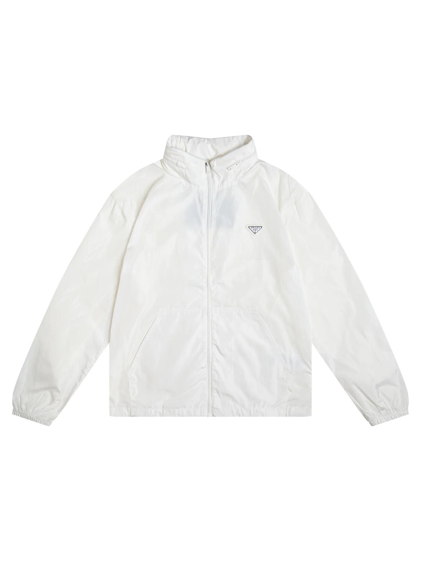 Logo-Appliquéd Hooded Windbreaker Jacket D32021741
