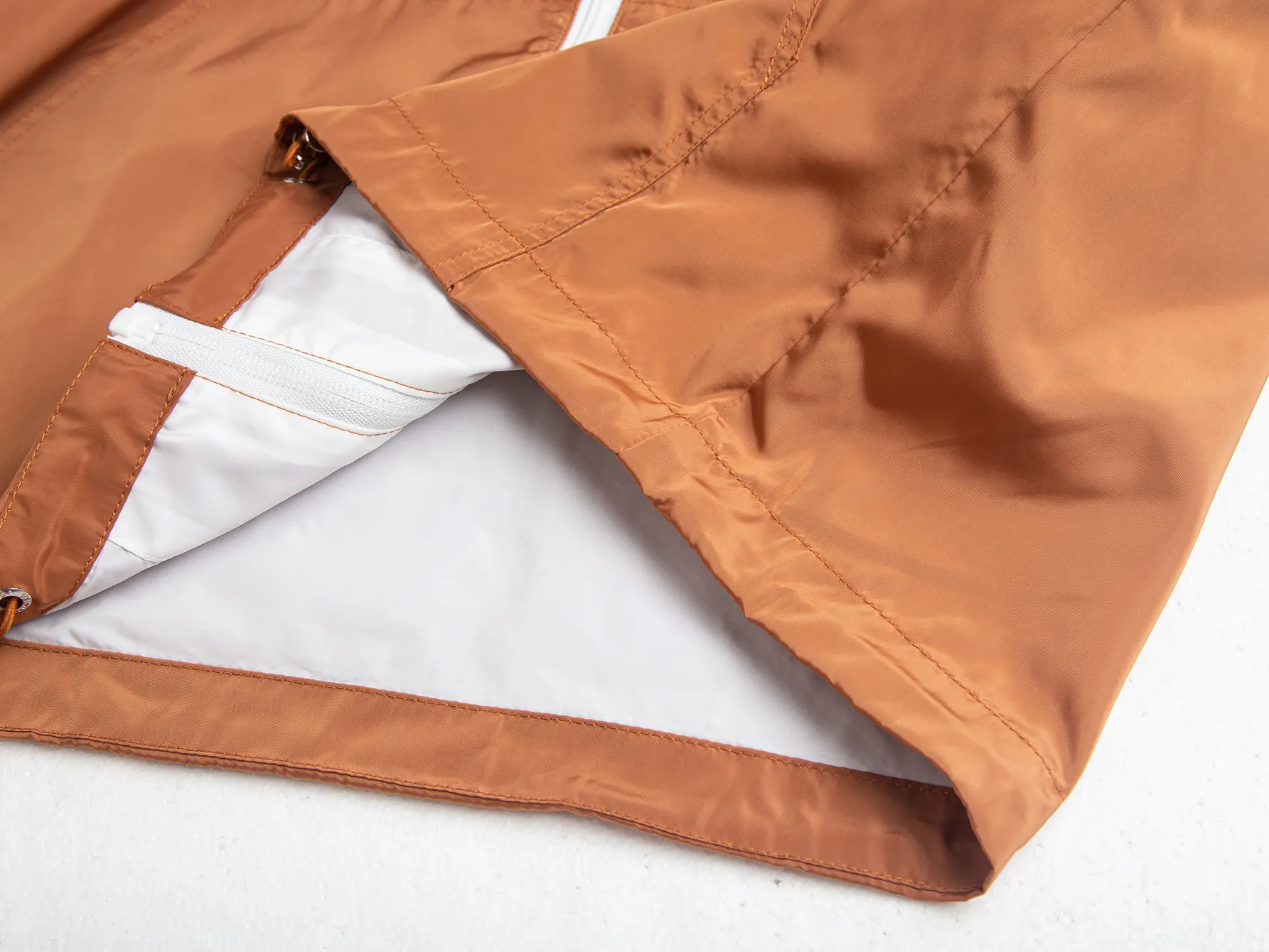 Logo-Appliquéd Hooded Shell Windbreaker Jacket D32021742 — view 10