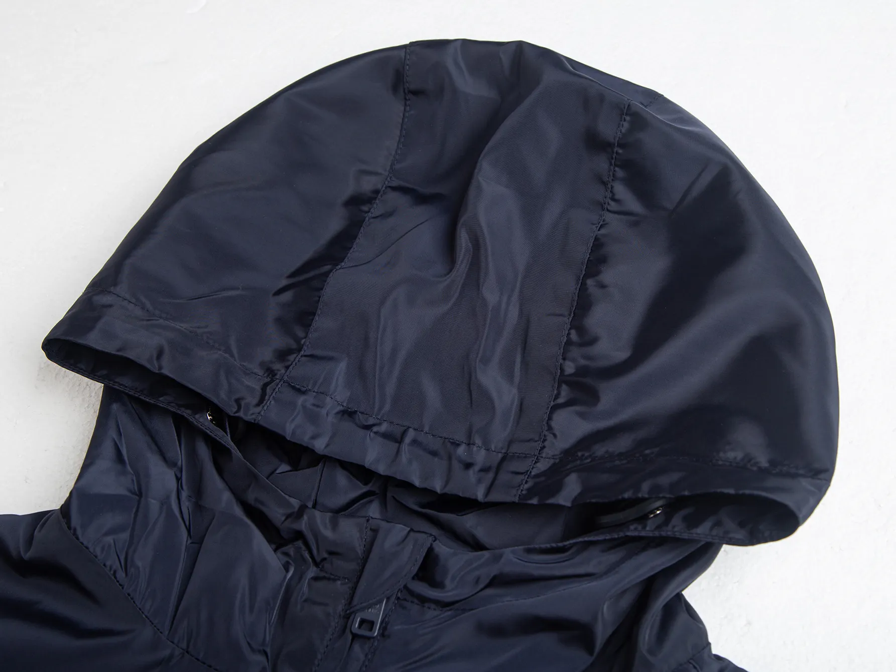 Triangle Logo Hooded Windbreaker Jacket D32521740 — view 5