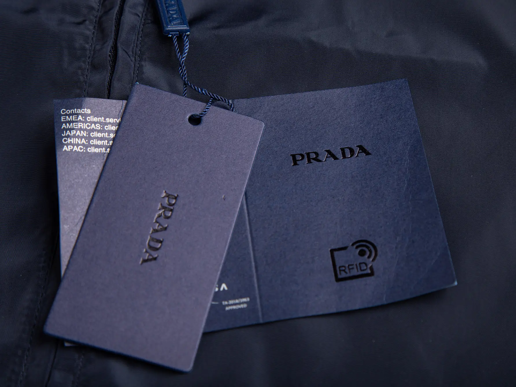 Triangle Logo Hooded Windbreaker Jacket D32521740 — view 8