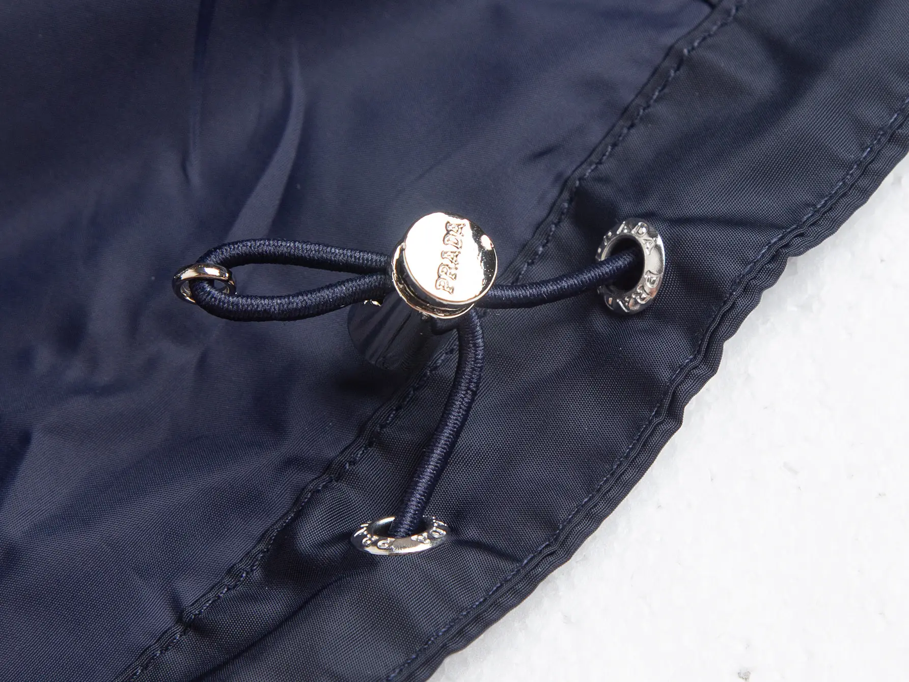 Triangle Logo Hooded Windbreaker Jacket D32521740 — view 10