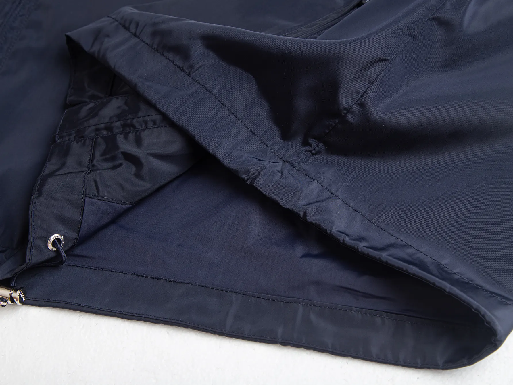 Triangle Logo Hooded Windbreaker Jacket D32521740 — view 11