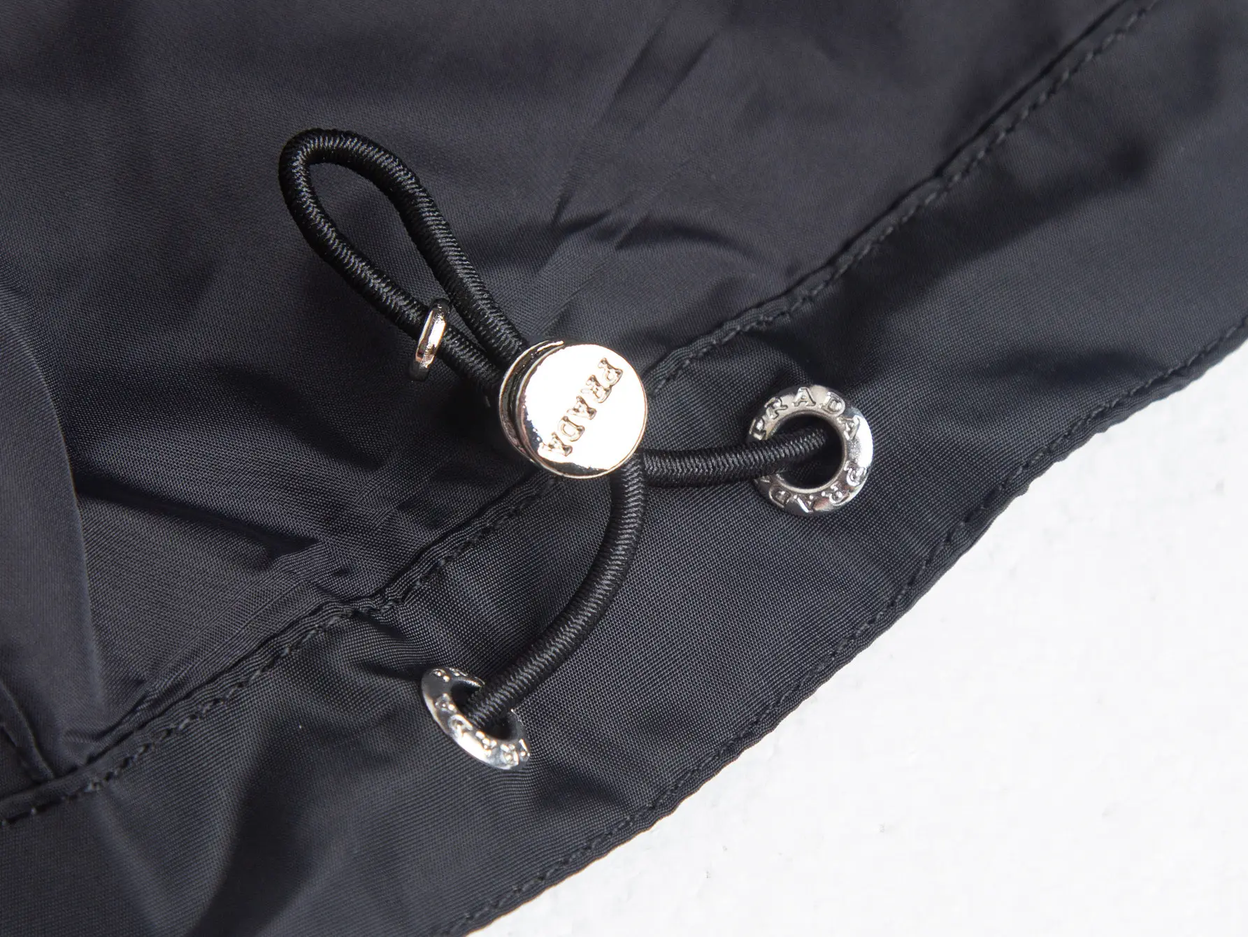 Triangle Logo Hooded Windbreaker Jacket D32521739 — view 8