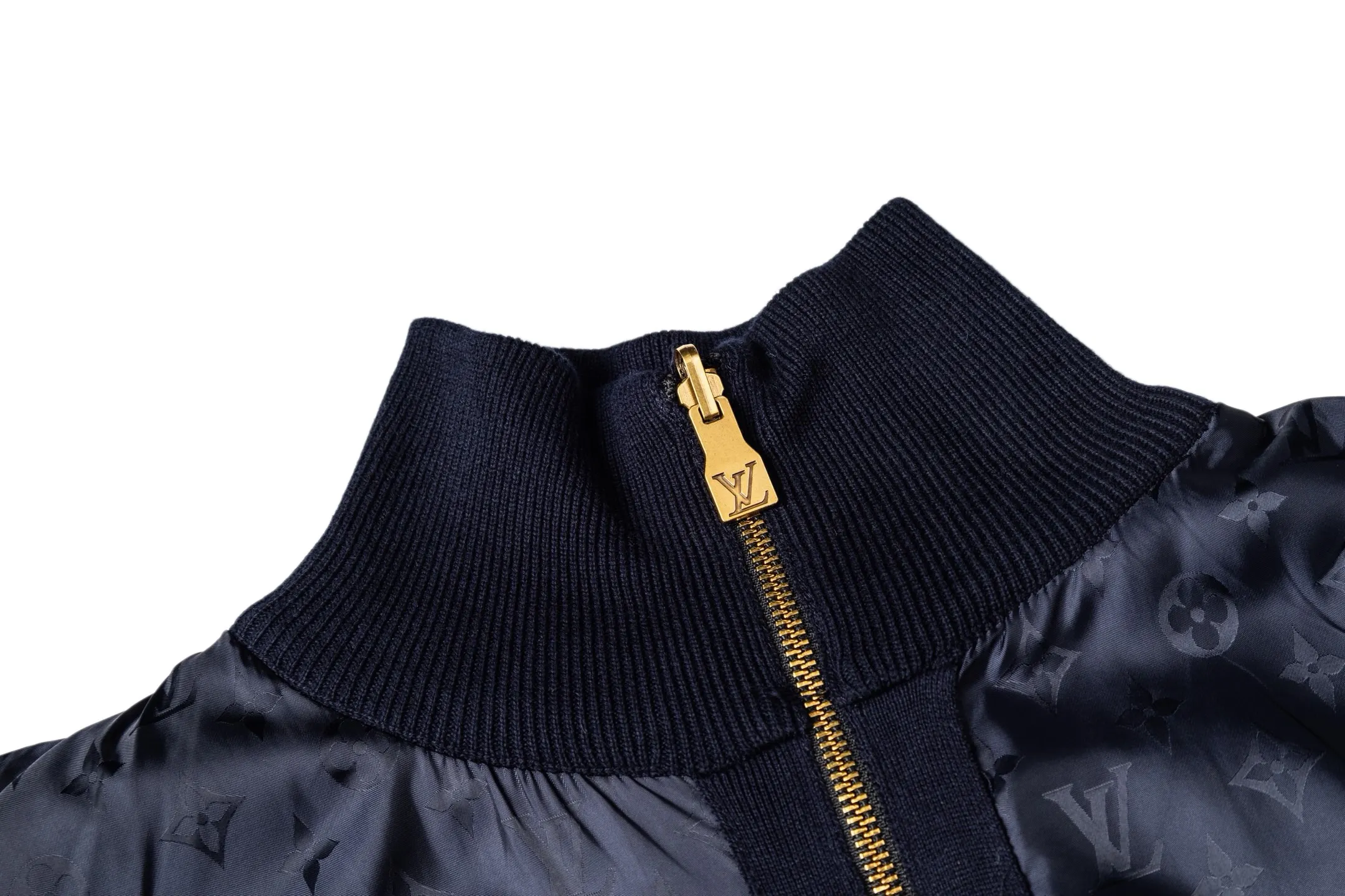 Reversible Monogram Jacquard Wool-Blend Cardigan D34021697 — view 11