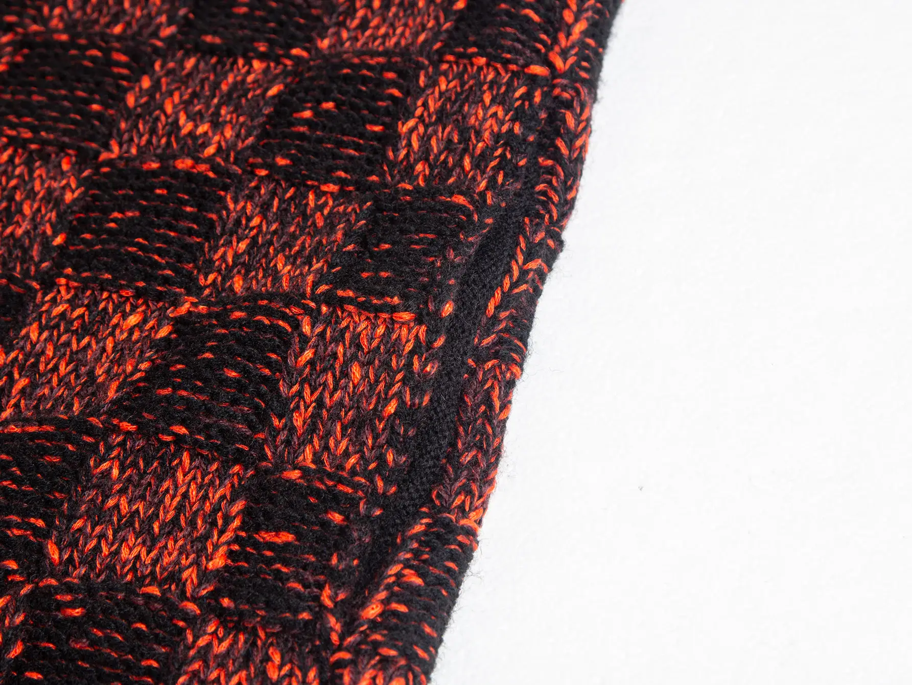 Damier Jacquard Wool-Blend Half-Zip Sweater D35521684 — view 9