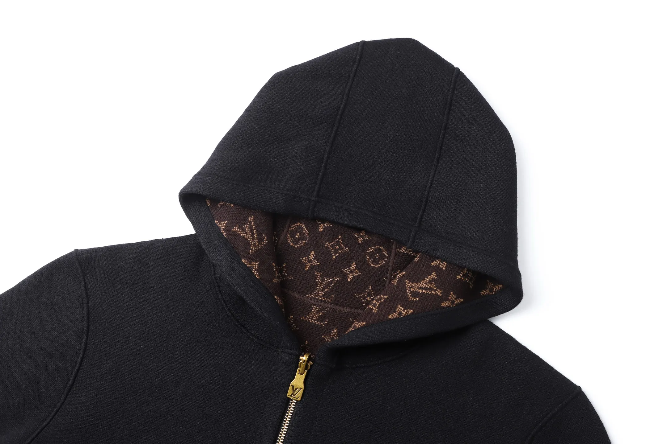 Reversible Monogram Jacquard Wool-Blend Hoodie D39521702 — view 5