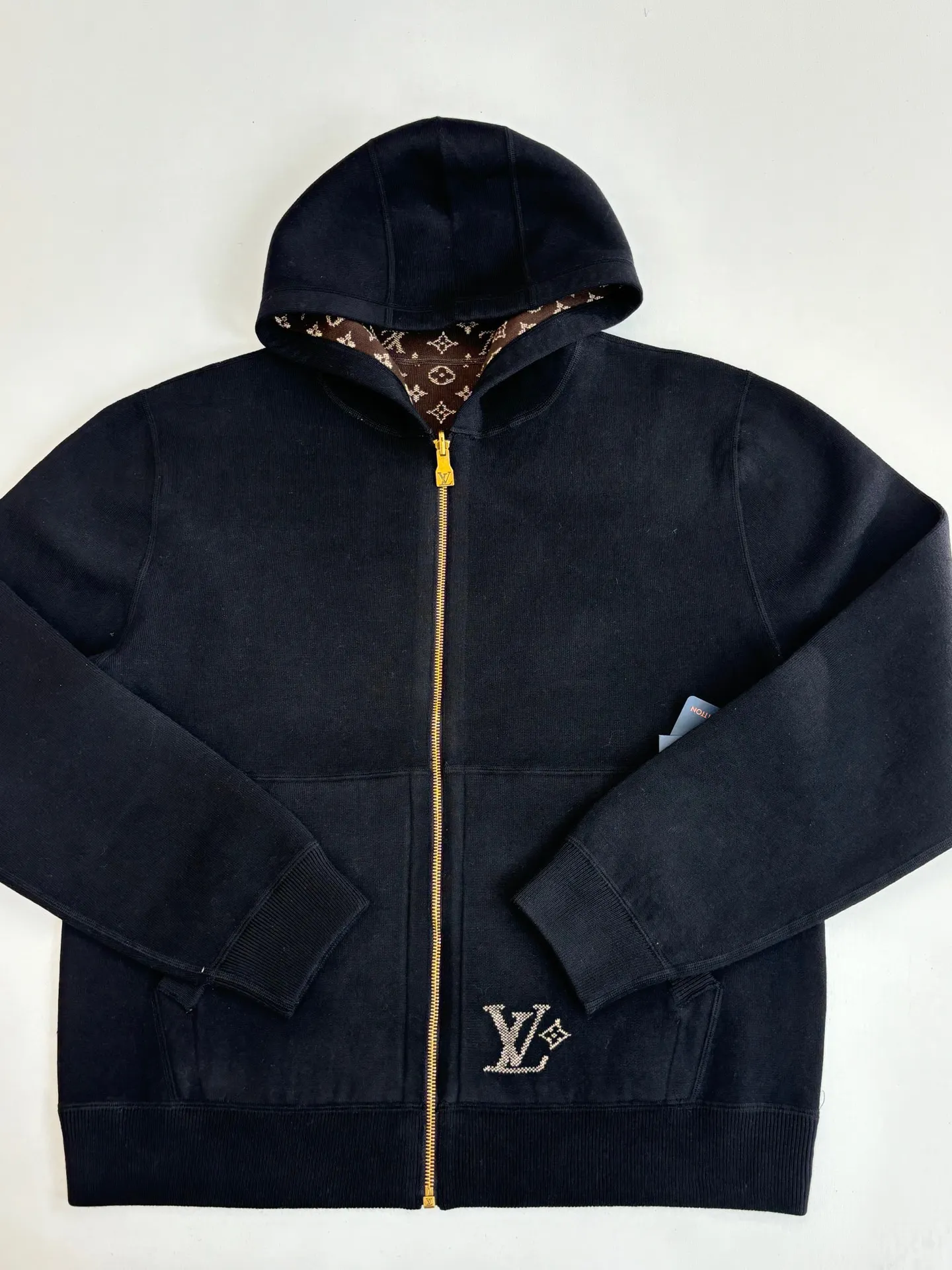 Reversible Monogram Jacquard Zip-Up Hoodie D39521703 — view 5