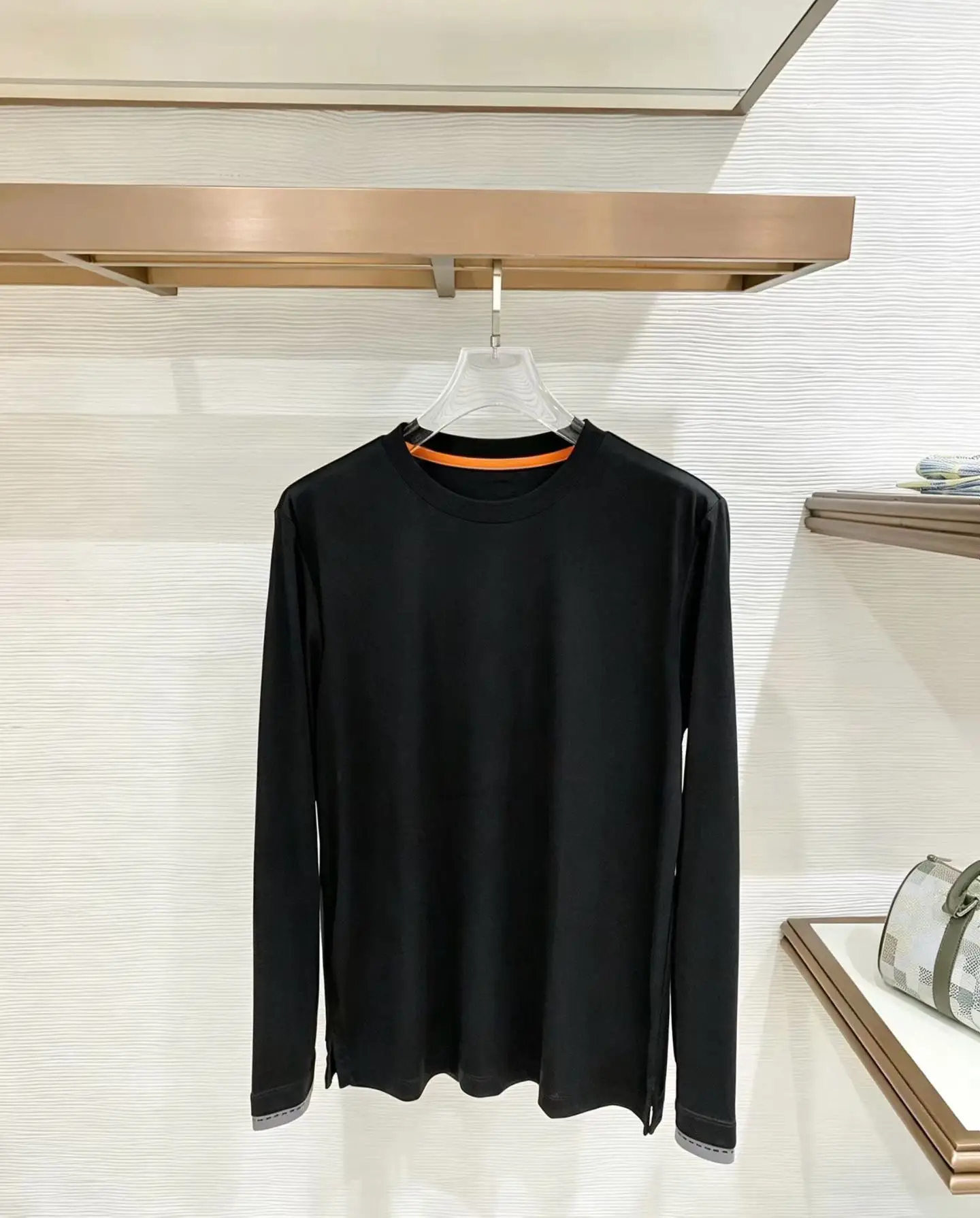 Mercerized Cotton Long-Sleeve T-Shirt D17522811