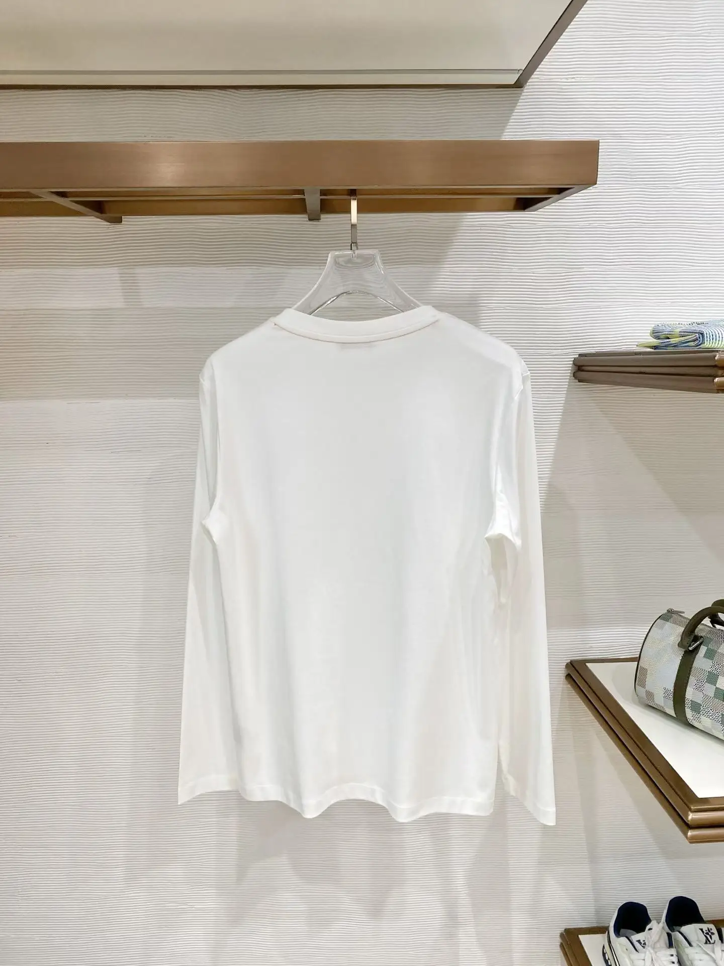 Mercerized Cotton Long-Sleeve T-Shirt D17522804 — view 2