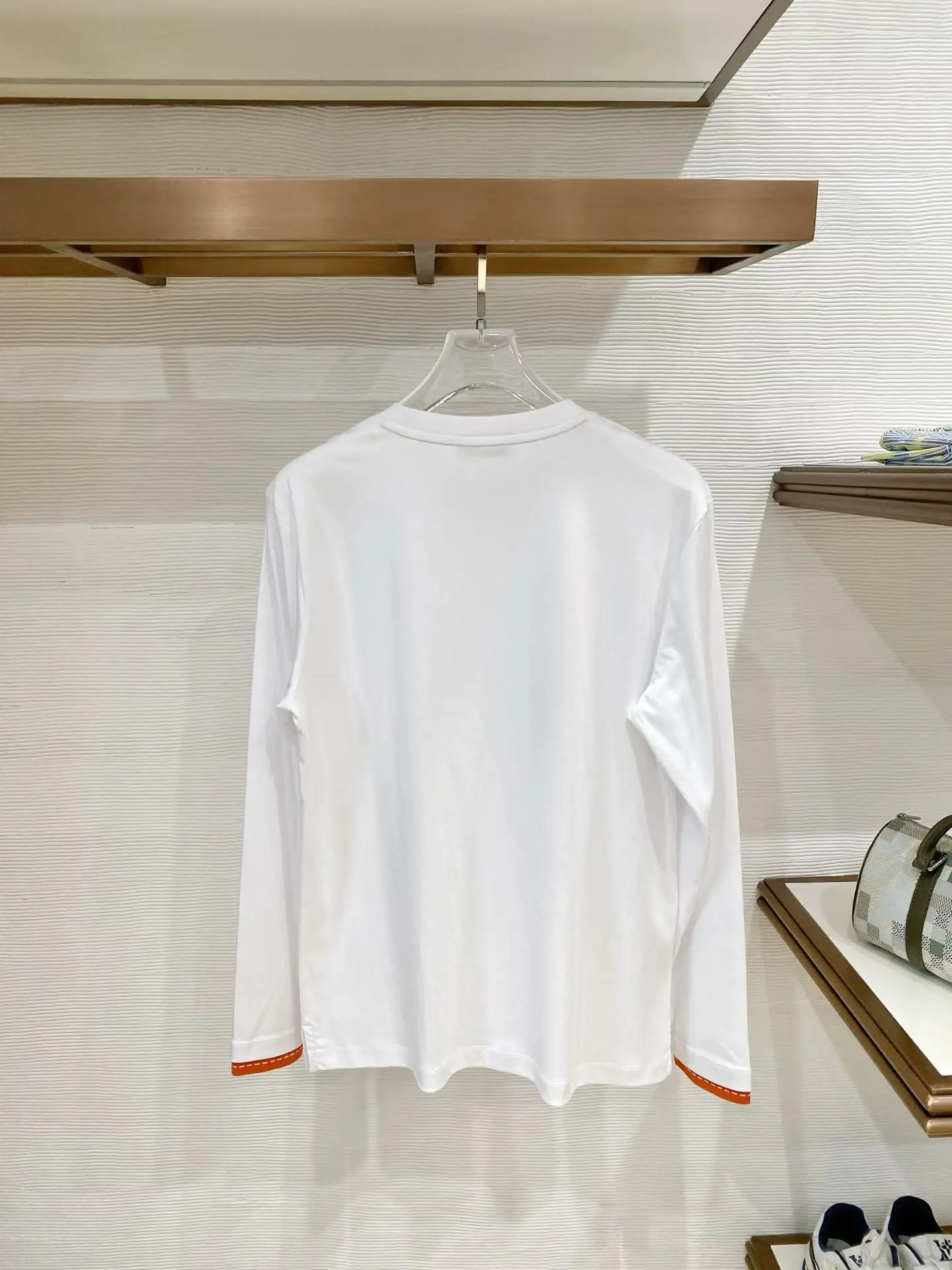 Mercerized Cotton Long-Sleeve T-Shirt D11522810 — view 2