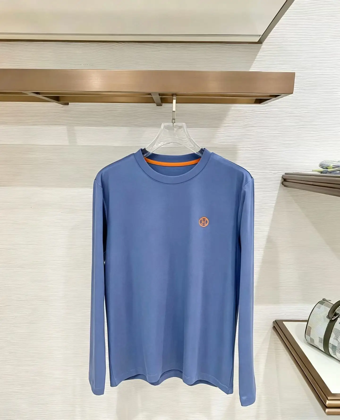 Mercerized Cotton Long-Sleeve T-Shirt D11522803