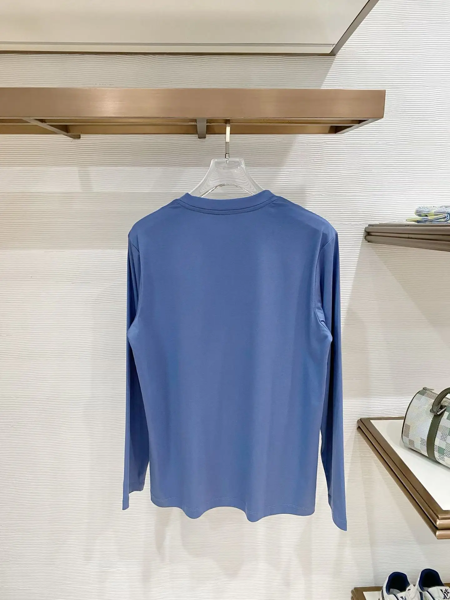 Mercerized Cotton Long-Sleeve T-Shirt D11522803 — view 2