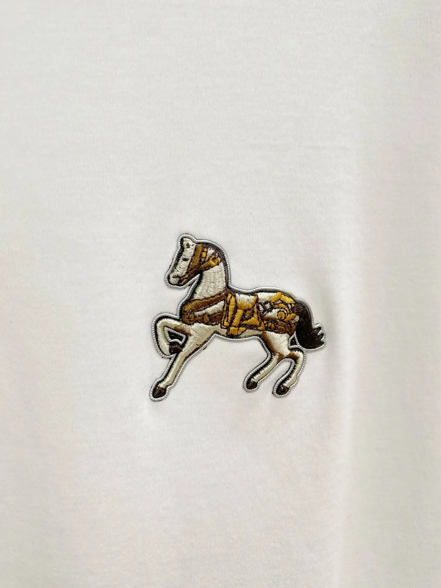 Embroidered Mercerized Cotton Long-Sleeve T-Shirt D17522801 — view 4