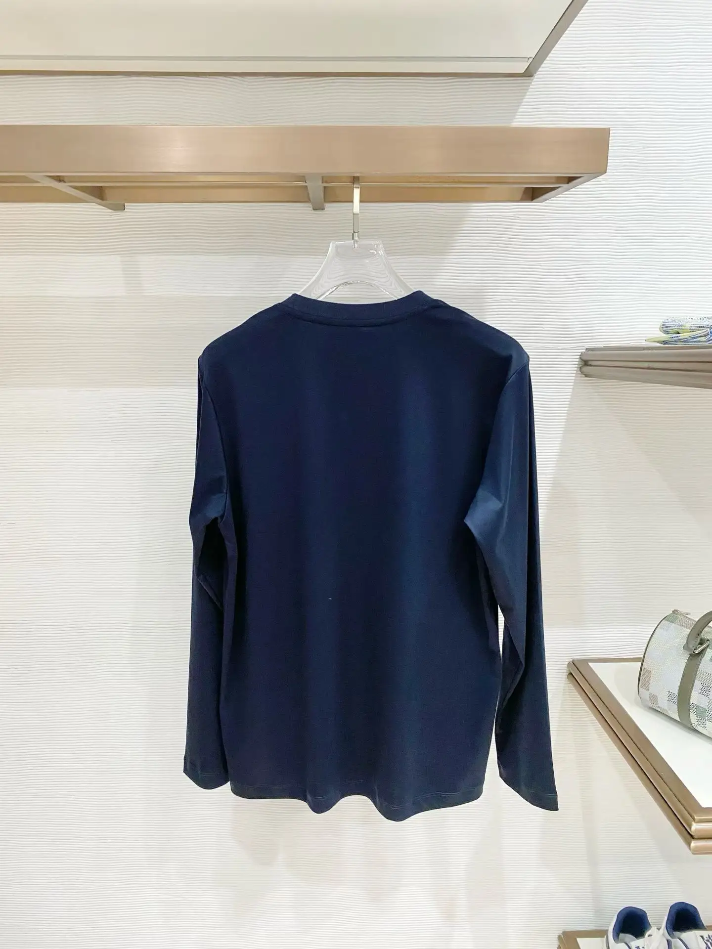 Mercerized Cotton Long-Sleeve T-Shirt D11522806 — view 2