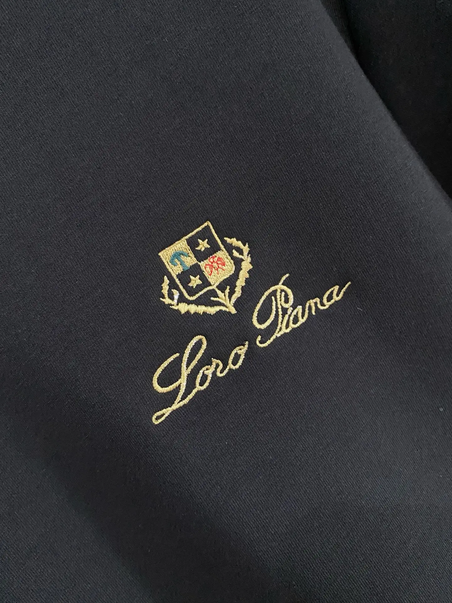 Embroidered Crest Fleece-Lined Sweatshirt D19522782 — view 5
