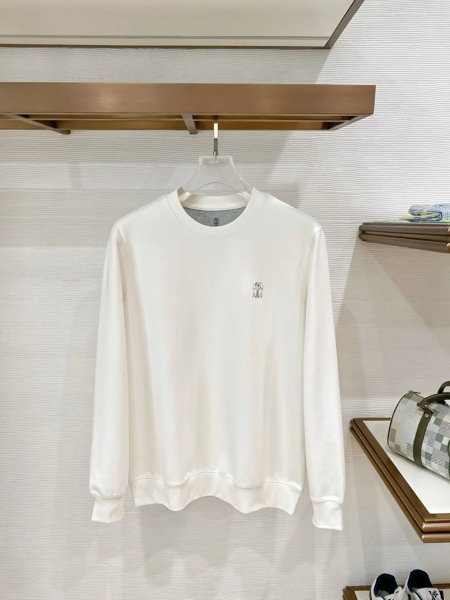 Logo-Embroidered Scuba Knit Sweatshirt D19522784