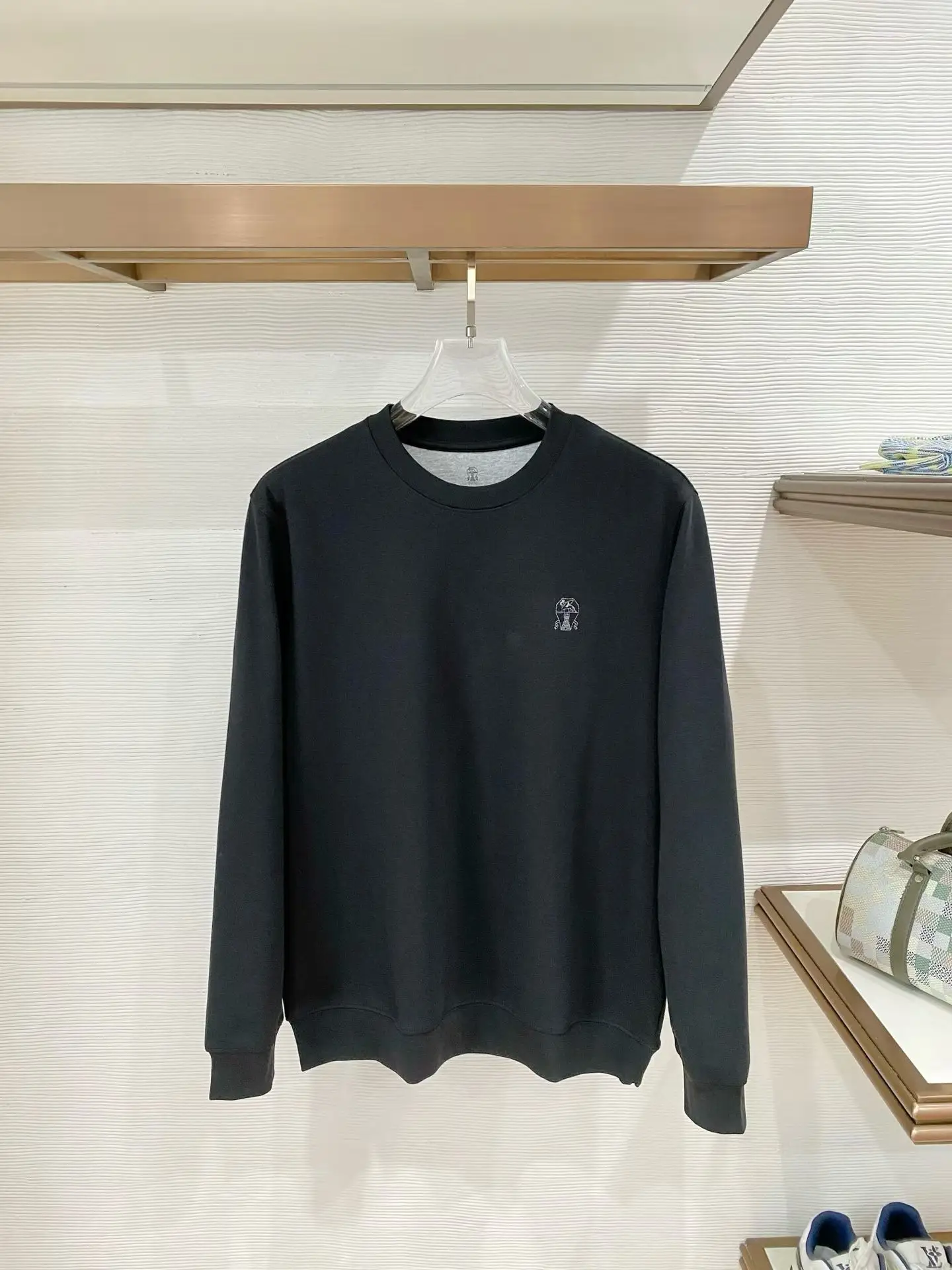 Logo-Embroidered Scuba Knit Sweatshirt D19522785
