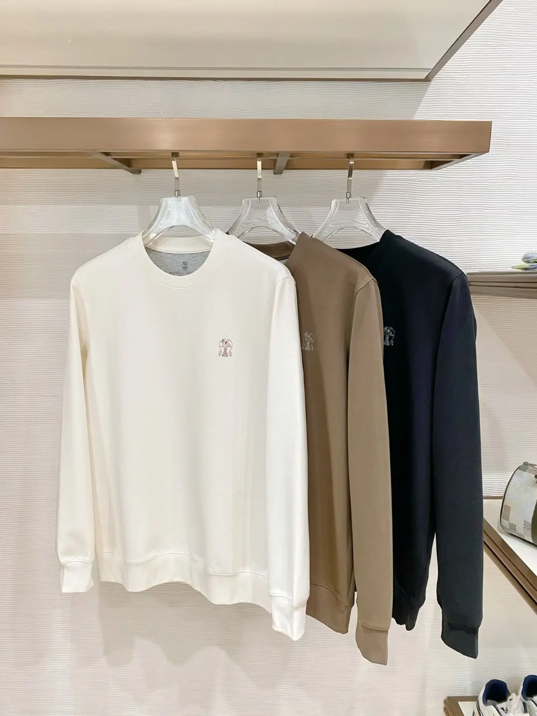 Logo-Embroidered Scuba Knit Sweatshirt D19522785 — view 9