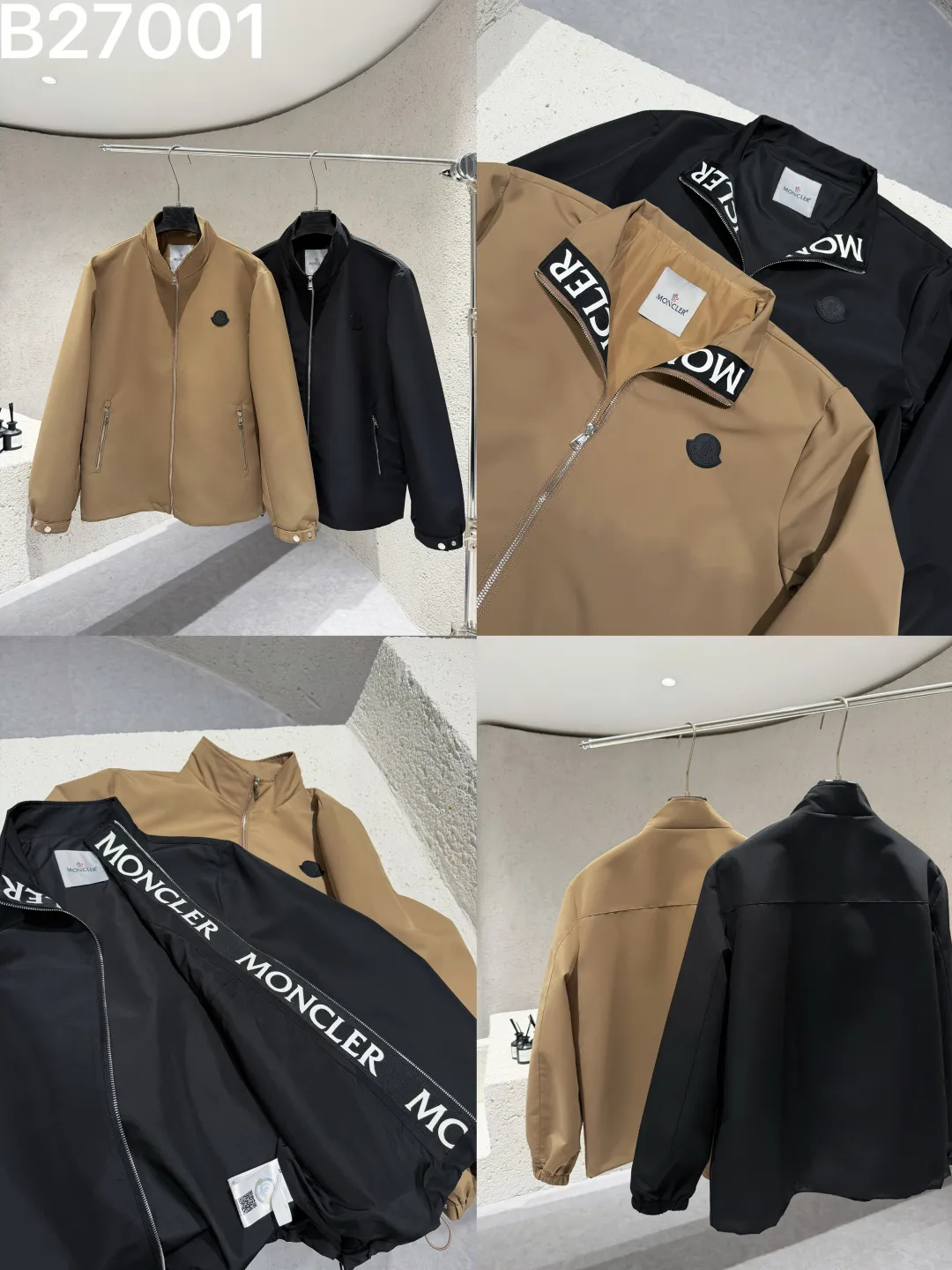 Logo-Intarsia Technical Zip-Up Jacket D26022778 — view 9
