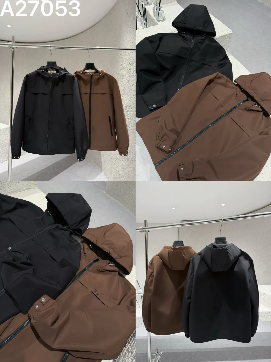 Hooded Technical Shell Jacket D21522775 — view 9