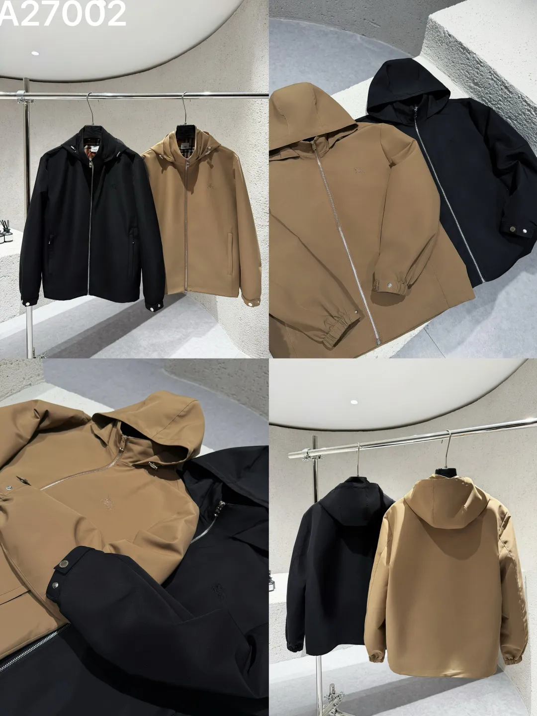Hooded Technical Shell Jacket D21522776 — view 9