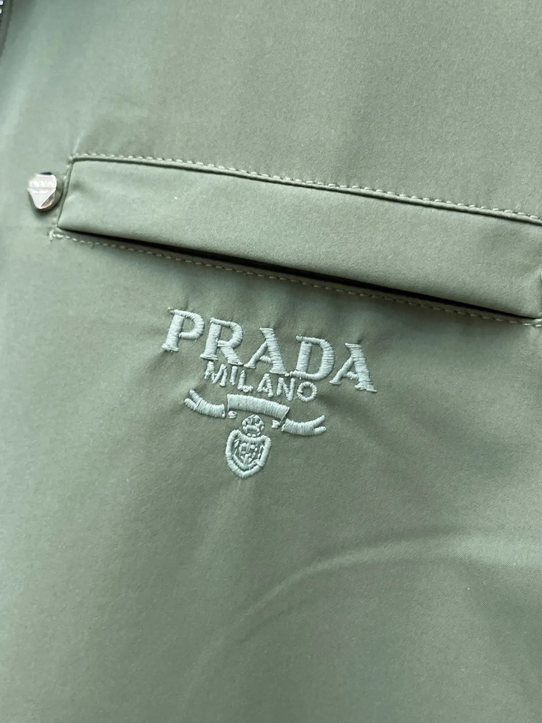 Hooded Technical Fabric Zip-Up Jacket D21522765 — view 7