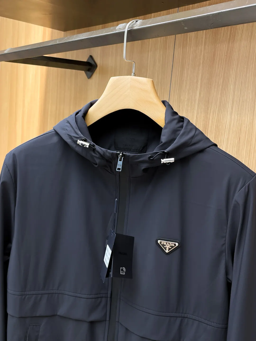 Logo-Appliqué Hooded Technical Jacket D21522762 — view 4