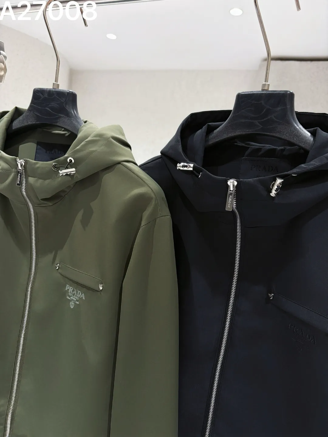 Hooded Technical Fabric Jacket D21522770 — view 6