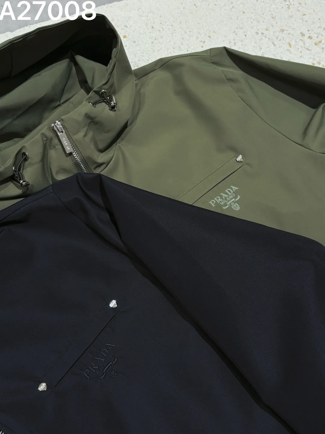 Hooded Technical Fabric Jacket D21522770 — view 7
