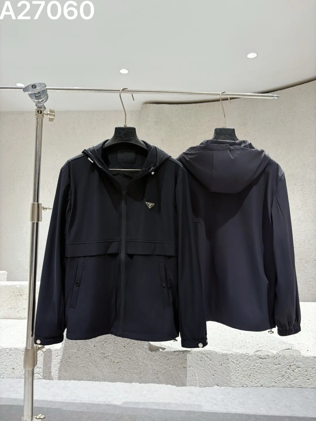 Logo-Appliqué Hooded Technical Jacket D21522771 — view 5