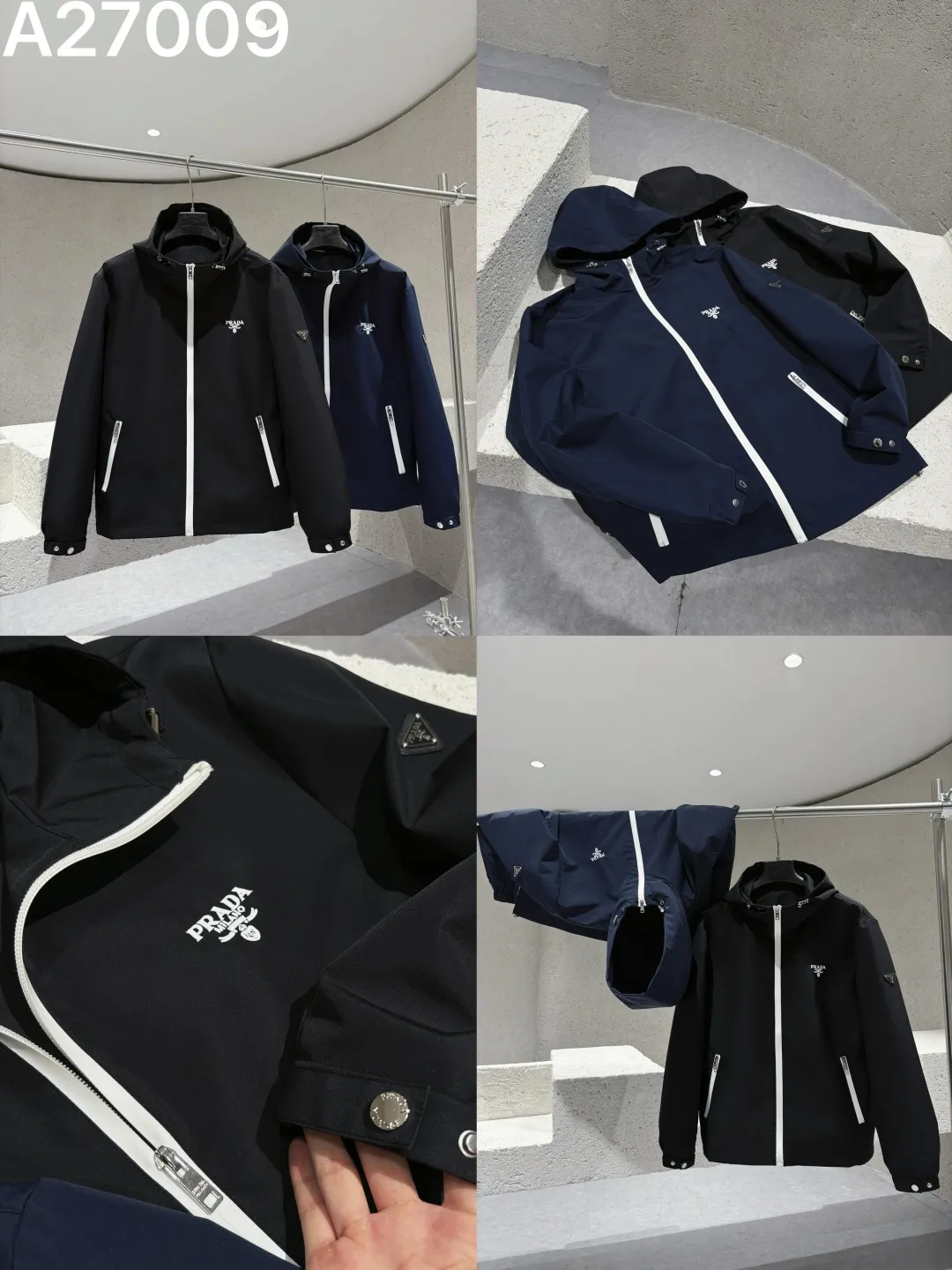 Hooded Technical Shell Jacket D21522772 — view 9