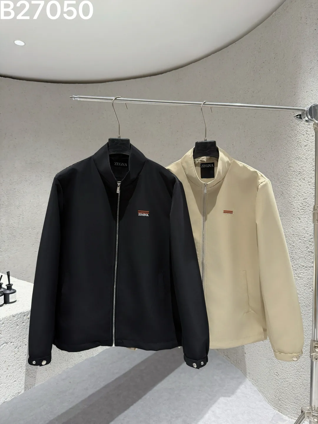 Zegna Technical Zip-Up Bomber Jacket D21522779 — view 3