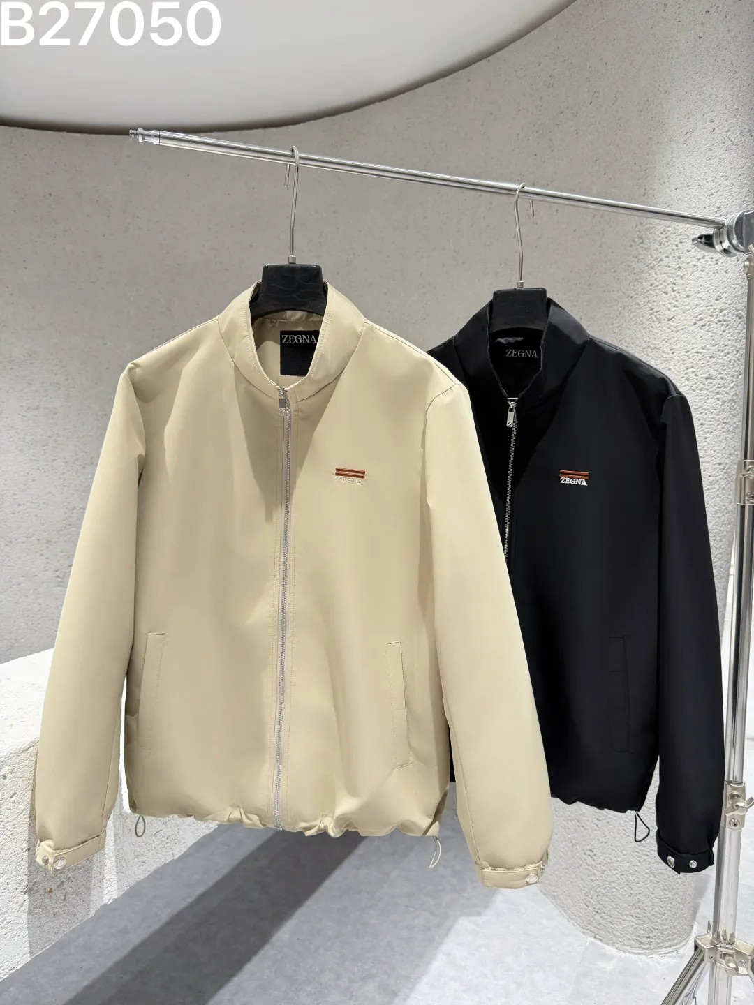 Zegna Technical Zip-Up Bomber Jacket D21522779 — view 4