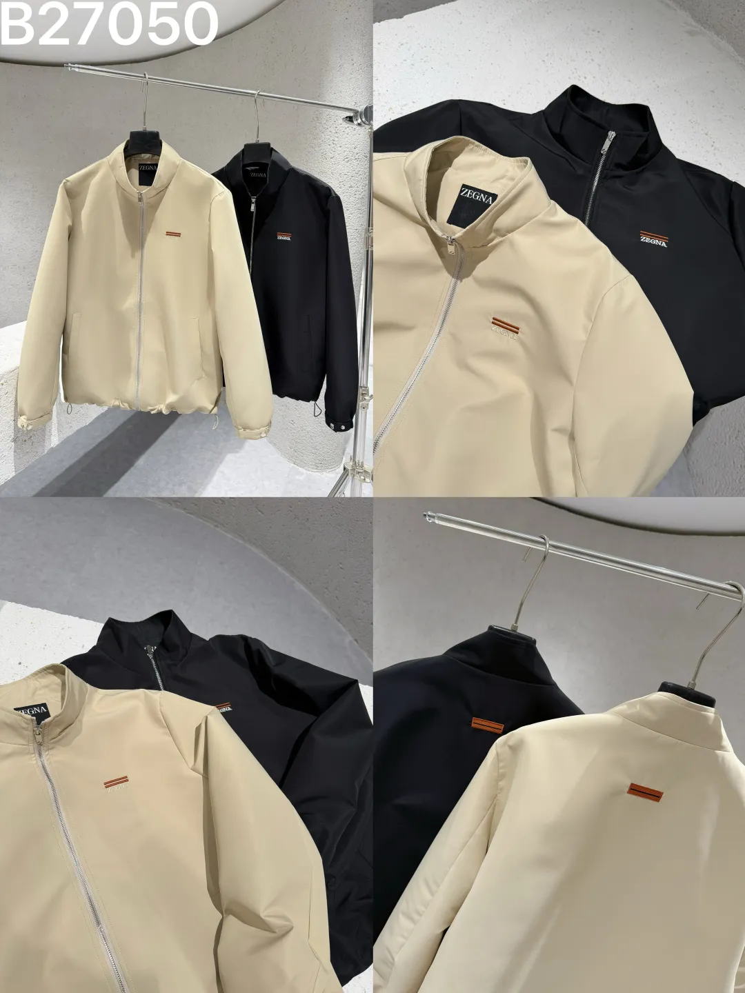 Zegna Technical Zip-Up Bomber Jacket D21522779 — view 9