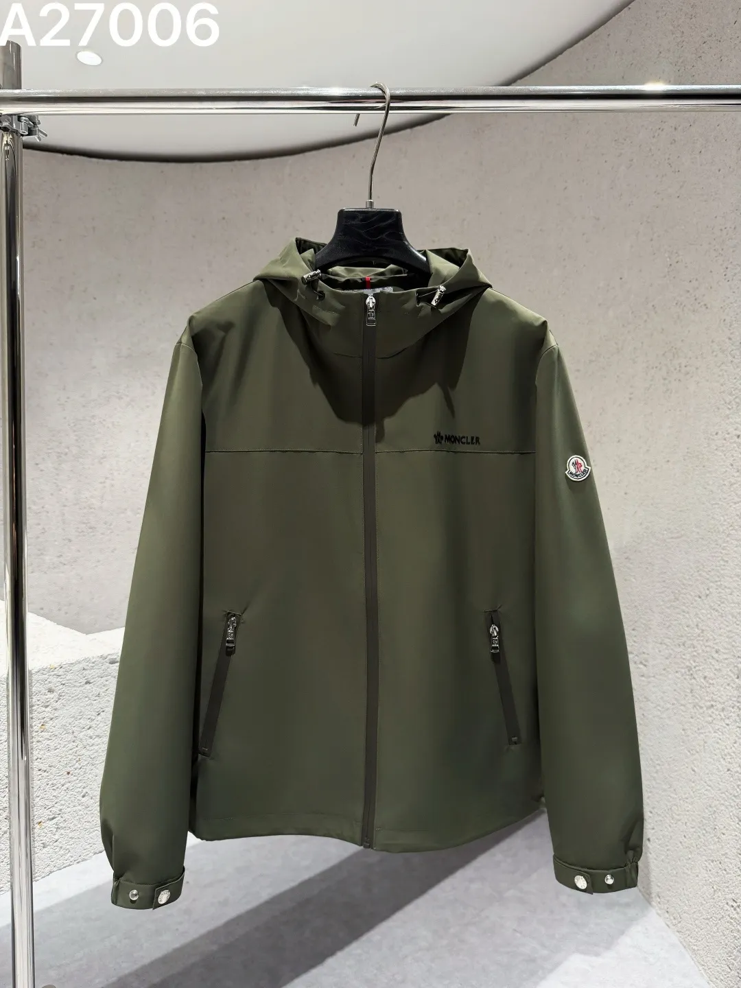 Moncler Hooded Technical Shell Jacket D21522766